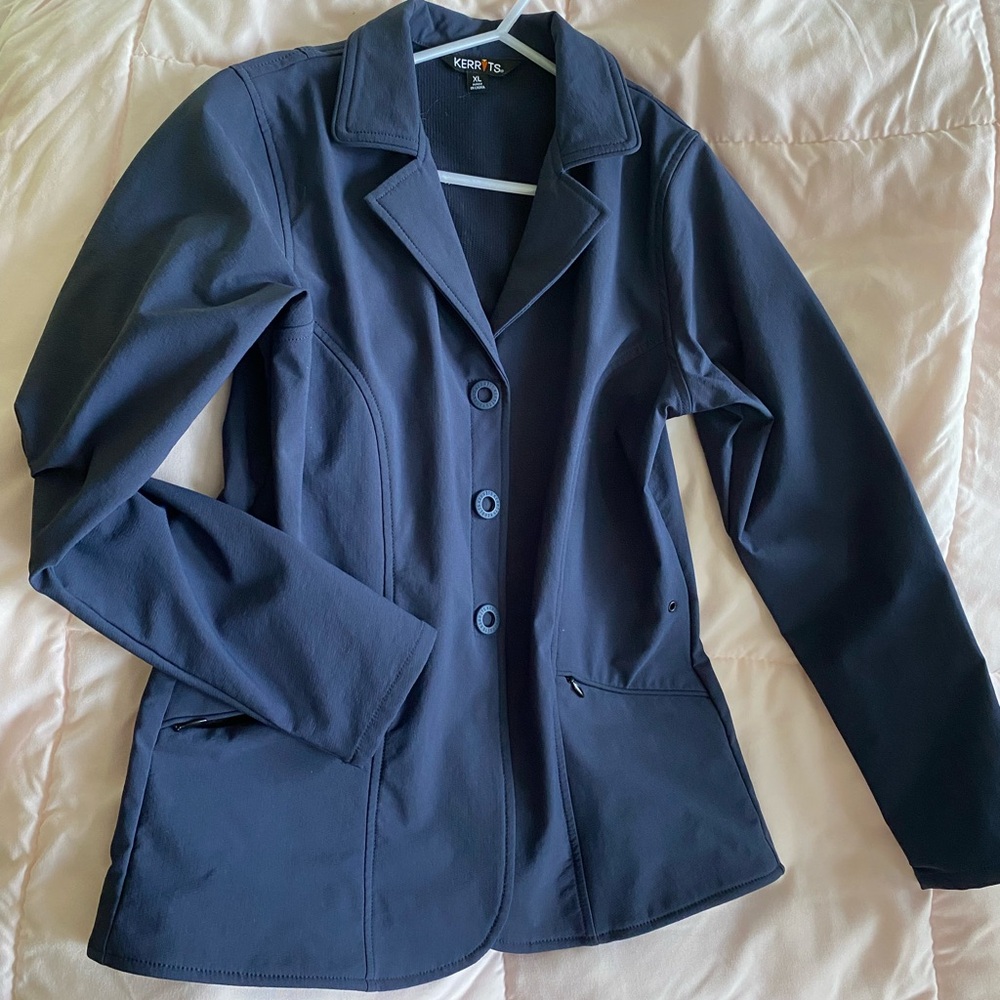 Kerrits Navy Equestrian Hunt Jacket